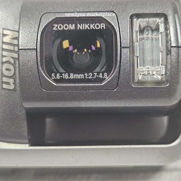 Nikon Coolpix 3500 Silver Digital Camera With Rotating Lens E3500 - UNTESTED - Picture 10 of 13
